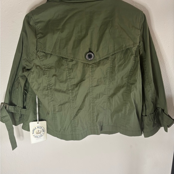 Victoria's Secret Olive Trench Coat - Picture 2 of 7